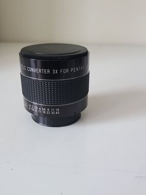Pentax 3X Teleconverter EMC Auto Tele Converter Lens Made in Japan Vintage